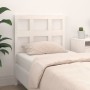 Solid white pine wood bed headboard 80.5x4x100 cm by , Headboards and footboards - Ref: Foro24-818896, Price: 36,29 €, Discou...