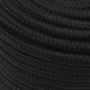 Deep black polypropylene boat rope 12 mm 250 m by , Ropes and metal cords - Ref: Foro24-152514, Price: 120,03 €, Discount: %