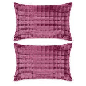 Velvet cushions 40x60 cm pink 2 units by vidaXL, Cushions - Ref: Foro24-132910, Price: 27,99 €, Discount: %