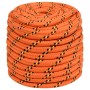 Orange polypropylene boat rope 16 mm 25 m by , Ropes and metal cords - Ref: Foro24-152678, Price: 29,48 €, Discount: %