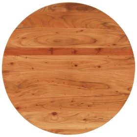 Round table top solid acacia wood Ø70x3.8 cm by , Table tops - Ref: Foro24-370053, Price: 89,99 €, Discount: %