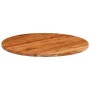 Round table top solid acacia wood Ø70x3.8 cm by , Table tops - Ref: Foro24-370053, Price: 98,16 €, Discount: %