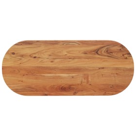 Oval table top solid acacia wood 120x50x3.8 cm by , Table tops - Ref: Foro24-370098, Price: 102,99 €, Discount: %