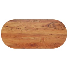 Oval table top solid acacia wood 110x50x2.5 cm by , Table tops - Ref: Foro24-370087, Price: 74,99 €, Discount: %