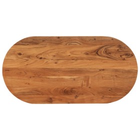 Oval table top solid acacia wood 120x60x3.8 cm by , Table tops - Ref: Foro24-370100, Price: 115,57 €, Discount: %