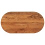 Tablero de mesa ovalado madera maciza de acacia 120x60x3,8 cm de , Tableros para mesas - Ref: Foro24-370100, Precio: 115,45 €...