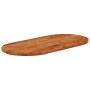 Tablero de mesa ovalado madera maciza de acacia 120x60x3,8 cm de , Tableros para mesas - Ref: Foro24-370100, Precio: 115,45 €...