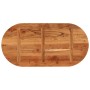 Tablero de mesa ovalado madera maciza de acacia 120x60x3,8 cm de , Tableros para mesas - Ref: Foro24-370100, Precio: 115,45 €...