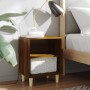 Bedside table with Sonoma oak pine wood legs 40x30x50 cm by vidaXL, Nightstands - Ref: Foro24-813102, Price: 26,51 €, Discoun...