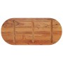 Oval table top solid acacia wood 90x40x3.8 cm by , Table tops - Ref: Foro24-370093, Price: 62,02 €, Discount: %