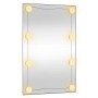 Rechteckiger Wandspiegel mit Glas-LED-Leuchten 40x60 cm von , Spiegel - Ref: Foro24-3189152, Preis: 32,25 €, Rabatt: %