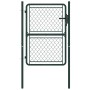 Green steel garden gate 100x150 cm by vidaXL, garden gates - Ref: Foro24-144405, Price: 181,46 €, Discount: %