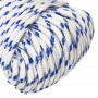 White polypropylene boat rope 3 mm 25 m by , Ropes and metal cords - Ref: Foro24-152269, Price: 10,39 €, Discount: %