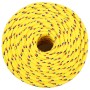 Yellow polypropylene boat rope 10 mm 250 m by , Ropes and metal cords - Ref: Foro24-152615, Price: 82,18 €, Discount: %