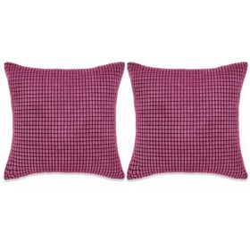 Velvet cushions 60x60 cm pink 2 units by vidaXL, Cushions - Ref: Foro24-132911, Price: 35,99 €, Discount: %