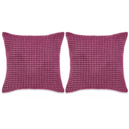 Cojines de terciopelo 60x60 cm rosa 2 unidades de vidaXL, Cojines - Ref: Foro24-132911, Precio: 35,99 €, Descuento: %