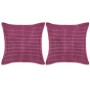 Cojines de terciopelo 60x60 cm rosa 2 unidades de vidaXL, Cojines - Ref: Foro24-132911, Precio: 35,99 €, Descuento: %