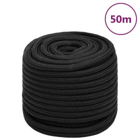 Tiefschwarzes Polypropylen-Bootsseil 18 mm 50 m von , Seile und Metallschnüre - Ref: Foro24-152524, Preis: 64,01 €, Rabatt: %