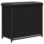 Shoe bench with folding drawer black 62x32x56 cm by , Benches for halls and storage - Ref: Foro24-835117, Price: 68,87 €, Dis...