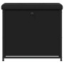 Shoe bench with folding drawer black 62x32x56 cm by , Benches for halls and storage - Ref: Foro24-835117, Price: 68,87 €, Dis...