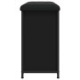 Shoe bench with folding drawer black 62x32x56 cm by , Benches for halls and storage - Ref: Foro24-835117, Price: 68,87 €, Dis...