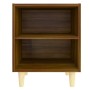 Bedside table with Sonoma oak pine wood legs 40x30x50 cm by vidaXL, Nightstands - Ref: Foro24-813102, Price: 26,51 €, Discoun...