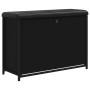 Shoe bench with folding drawer black 82x32x56 cm by , Benches for halls and storage - Ref: Foro24-835122, Price: 80,02 €, Dis...