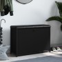 Shoe bench with folding drawer black 82x32x56 cm by , Benches for halls and storage - Ref: Foro24-835122, Price: 80,02 €, Dis...