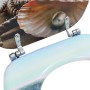 WC toilet seat with shell design MDF cover by vidaXL, Toilet and bidet seats - Ref: Foro24-143925, Price: 39,46 €, Discount: %