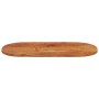 Oval table top solid acacia wood 80x40x2.5 cm by , Table tops - Ref: Foro24-370082, Price: 48,29 €, Discount: %