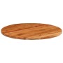 Round table top solid acacia wood Ø80x2.5 cm by , Table tops - Ref: Foro24-370054, Price: 99,52 €, Discount: %