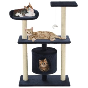 Kratzbaum aus Sisal für Katzen, 95 cm, dunkelblau von vidaXL, Katzenmöbel - Ref: Foro24-170516, Preis: 59,99 €, Rabatt: %