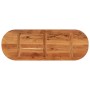 Oval table top solid acacia wood 140x50x2.5 cm by , Table tops - Ref: Foro24-370089, Price: 106,99 €, Discount: %