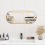 Oval wall mirror with LED lights, glass, 30x70 cm by , Mirrors - Ref: Foro24-3189161, Price: 38,99 €, Discount: %