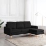 3-seater sofa with black fabric footrest by , Sofas - Ref: Foro24-288732, Price: 437,09 €, Discount: %