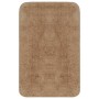 Conjunto de alfombrillas de baño de tela 3 piezas beige de vidaXL, Alfombras y esterillas de baño - Ref: Foro24-133223, Preci...