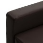 3-seater sofa with footrest in brown synthetic leather by , Sofas - Ref: Foro24-288770, Price: 411,99 €, Discount: %