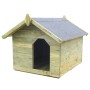 Garten Hundehütte mit offenem Dach imprägniertes Kiefernholz von vidaXL, Hundehütten - Ref: Foro24-45150, Preis: 171,48 €, Ra...