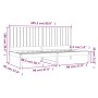 Solid pine wood sofa bed 90x200 cm by , Beds and slatted bases - Ref: Foro24-3108066, Price: 161,81 €, Discount: %