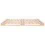 Solid pine wood bed frame 140x200 cm by , Beds and slatted bases - Ref: Foro24-3120132, Price: 170,56 €, Discount: %