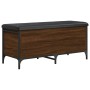 Engineered wood storage bench in brown oak, 102x42x45cm. by , Benches for halls and storage - Ref: Foro24-835151, Price: 92,5...