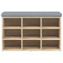 Shoe bench engineered wood Sonoma oak 82x32x50 cm by , Benches for halls and storage - Ref: Foro24-835105, Price: 80,10 €, Di...