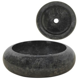 Black marble sink 40x12 cm by vidaXL, Sinks - Ref: Foro24-142766, Price: 124,99 €, Discount: %