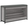 Banco zapatero con cajón abatible gris Sonoma 102x32x56 cm de , Bancos para recibidores y almacenamiento - Ref: Foro24-835130...