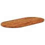 Oval table top solid acacia wood 80x40x3.8 cm by , Table tops - Ref: Foro24-370092, Price: 56,49 €, Discount: %