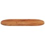 Oval table top solid acacia wood 80x40x3.8 cm by , Table tops - Ref: Foro24-370092, Price: 56,49 €, Discount: %