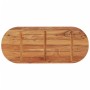 Tablero de mesa ovalado madera maciza de acacia 140x60x3,8 cm de , Tableros para mesas - Ref: Foro24-370101, Precio: 153,11 €...