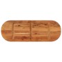 Solid acacia wood oval table top 140x50x3.8 cm by , Table tops - Ref: Foro24-370099, Price: 115,62 €, Discount: %