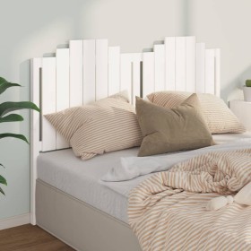 Solid white pine wood bed headboard 166x4x110 cm by , Headboards and footboards - Ref: Foro24-818481, Price: 62,99 €, Discoun...