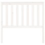 Solid white pine wood bed headboard 106x6x101 cm by , Headboards and footboards - Ref: Foro24-818506, Price: 56,99 €, Discoun...